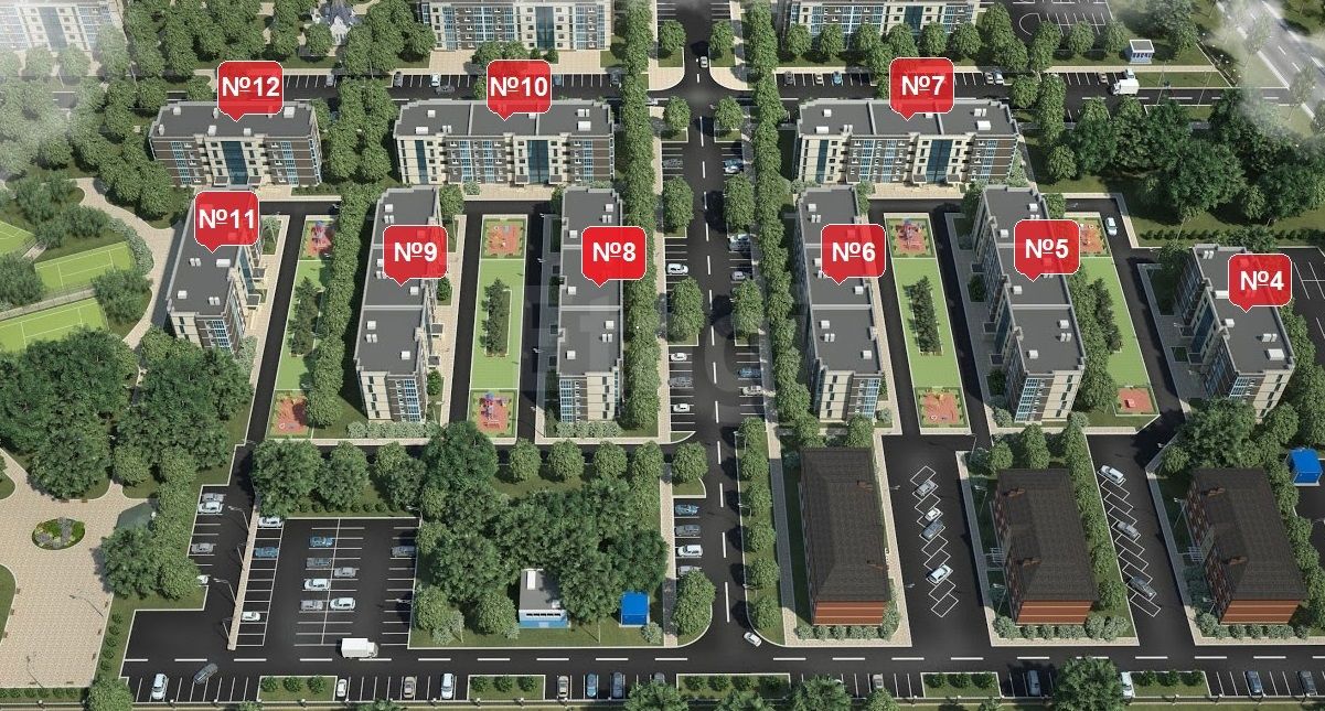 Застройщик АВРОРА - Гринн, ЖК Молодежный, дом 10, пос. Молодежный - фото номер 1 Застройщик АВРОРА - Гринн, ЖК Молодежный, дом 10, пос. Молодежный - фото номер 1
