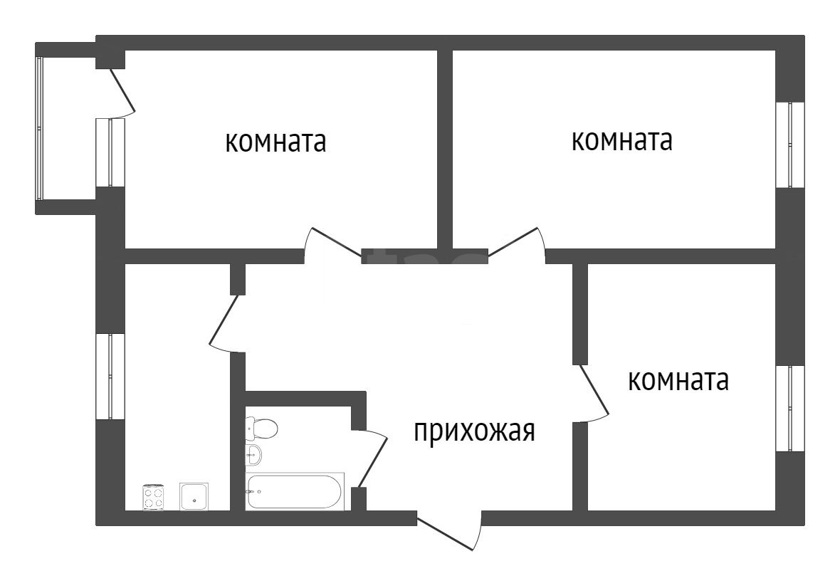 Продажа 3-комнатной квартиры, Златоуст, 3-я линия пр-та им. Ю.А. Гагарина, 12а Продажа 3-комнатной квартиры, Златоуст, 3-я линия пр-та им. Ю.А. Гагарина, 12а