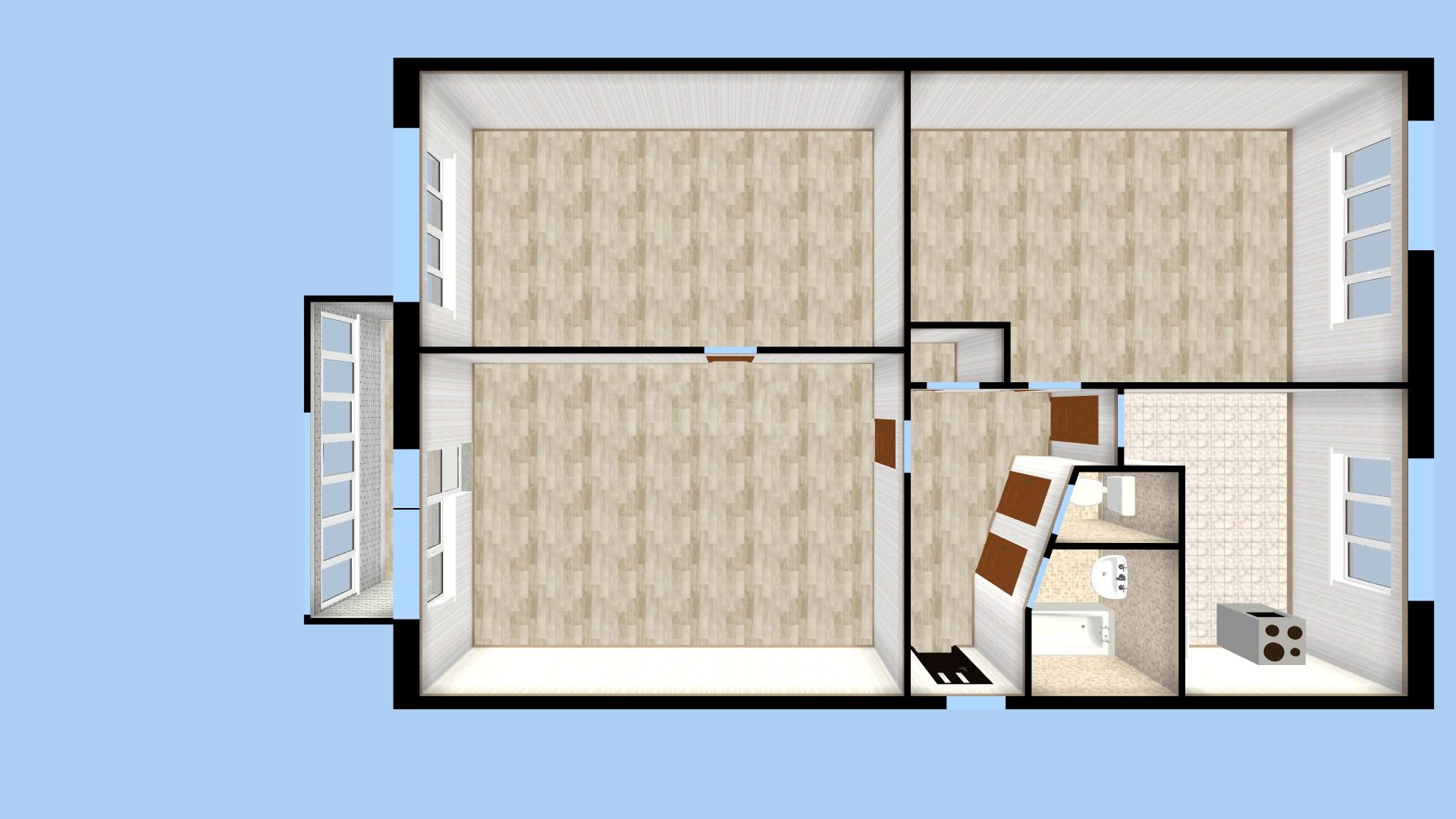 Продажа 3-комнатной квартиры, Амурск, Октябрьский, 18 Продажа 3-комнатной квартиры, Амурск, Октябрьский, 18