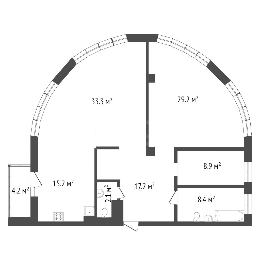 Продажа 3-комнатной новостройки, Красноярск, Ленина, 20 Продажа 3-комнатной новостройки, Красноярск, Ленина, 20