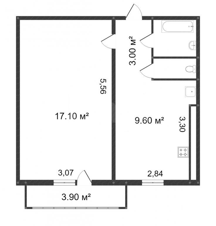 Продажа 1-комнатной квартиры, Комсомольск-на-Амуре, Магистральное шоссе, 35 к 1 Продажа 1-комнатной квартиры, Комсомольск-на-Амуре, Магистральное шоссе, 35 к 1