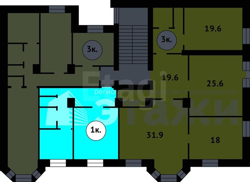 Продажа 1-комнатной квартиры, Комсомольск-на-Амуре, Калинина, 20 Продажа 1-комнатной квартиры, Комсомольск-на-Амуре, Калинина, 20