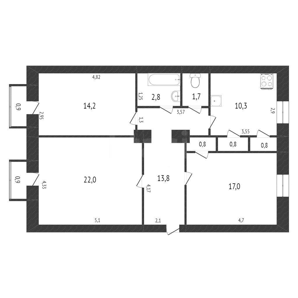 Продажа комнаты, Комсомольск-на-Амуре, Пионерская, 66 Продажа комнаты, Комсомольск-на-Амуре, Пионерская, 66
