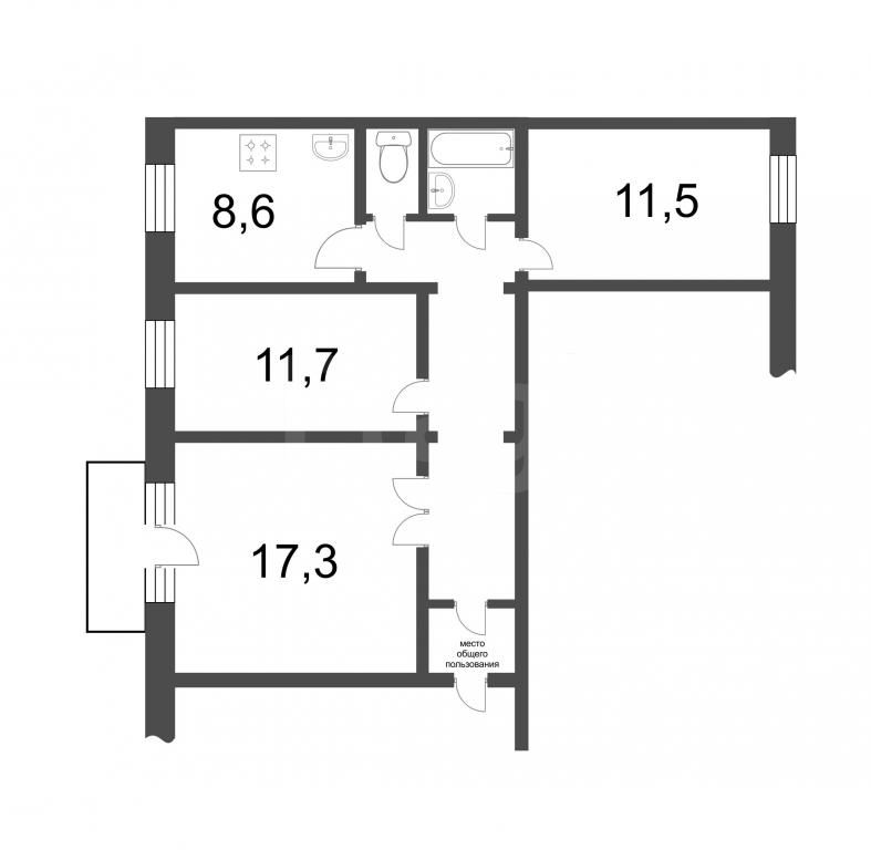Продажа 3-комнатной квартиры, Златоуст, Полетаева, 6 Продажа 3-комнатной квартиры, Златоуст, Полетаева, 6