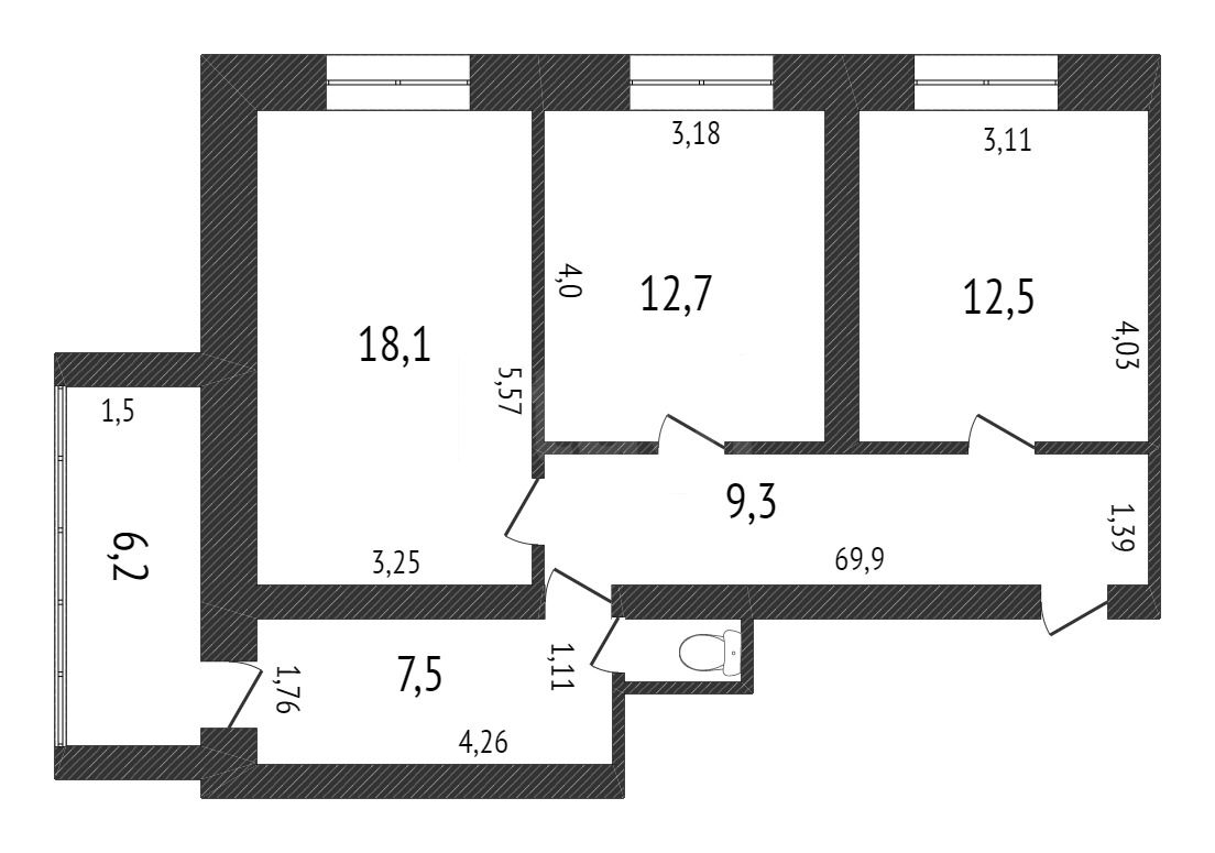 Продажа 2-комнатной квартиры, Комсомольск-на-Амуре, Сусанина, 76 Продажа 2-комнатной квартиры, Комсомольск-на-Амуре, Сусанина, 76