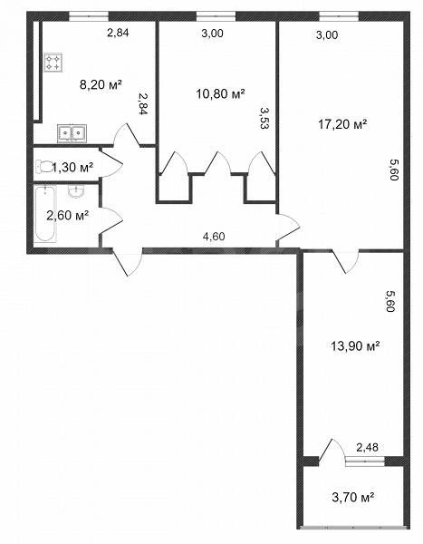 Продажа 3-комнатной квартиры, Комсомольск-на-Амуре, Водонасосная, 1 к 5 Продажа 3-комнатной квартиры, Комсомольск-на-Амуре, Водонасосная, 1 к 5