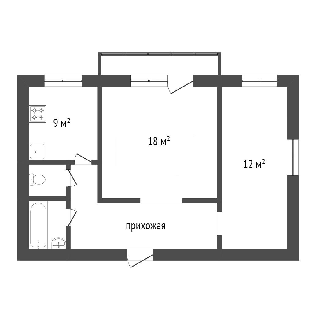Продажа 2-комнатной квартиры, Красноярск, Пихтовая, 57 Продажа 2-комнатной квартиры, Красноярск, Пихтовая, 57