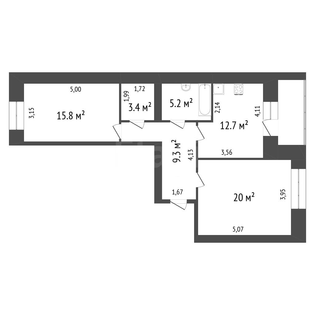Продажа 2-комнатной квартиры, Красноярск, 9 Мая, 20а Продажа 2-комнатной квартиры, Красноярск, 9 Мая, 20а