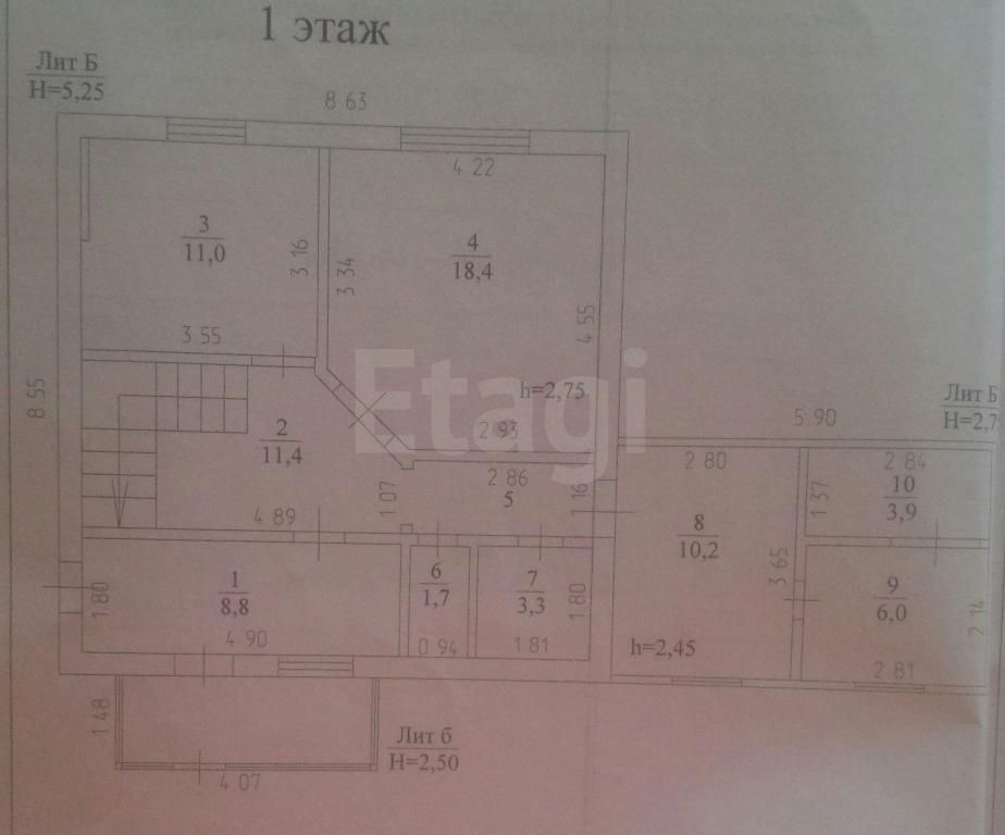 Продажа дома, 131м <sup>2</sup>, 13 сот., Кемерово, Майская 2-я