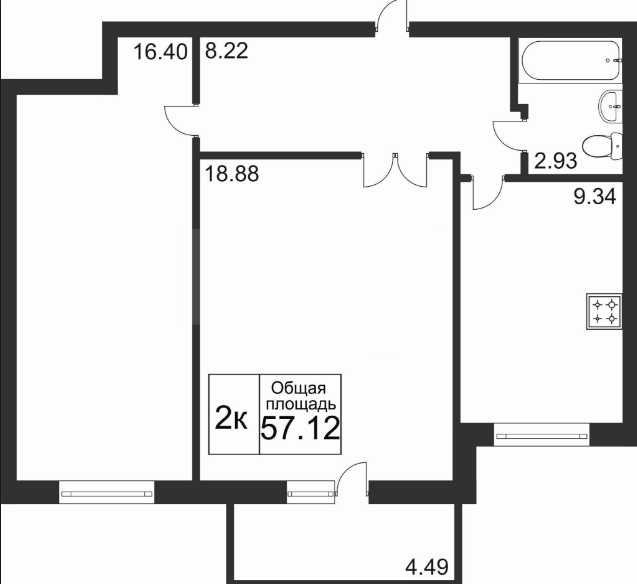 Продажа 2-комнатной квартиры, Красноярск, 40 лет Победы, 2 Продажа 2-комнатной квартиры, Красноярск, 40 лет Победы, 2