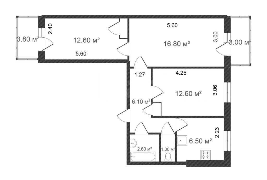 Продажа 3-комнатной квартиры, Комсомольск-на-Амуре, Советская, 37 Продажа 3-комнатной квартиры, Комсомольск-на-Амуре, Советская, 37