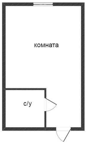 Объявление. г. Тюмень, 1-комн.кв. 17кв.м, 30 лет Победы, 92. Фото 2