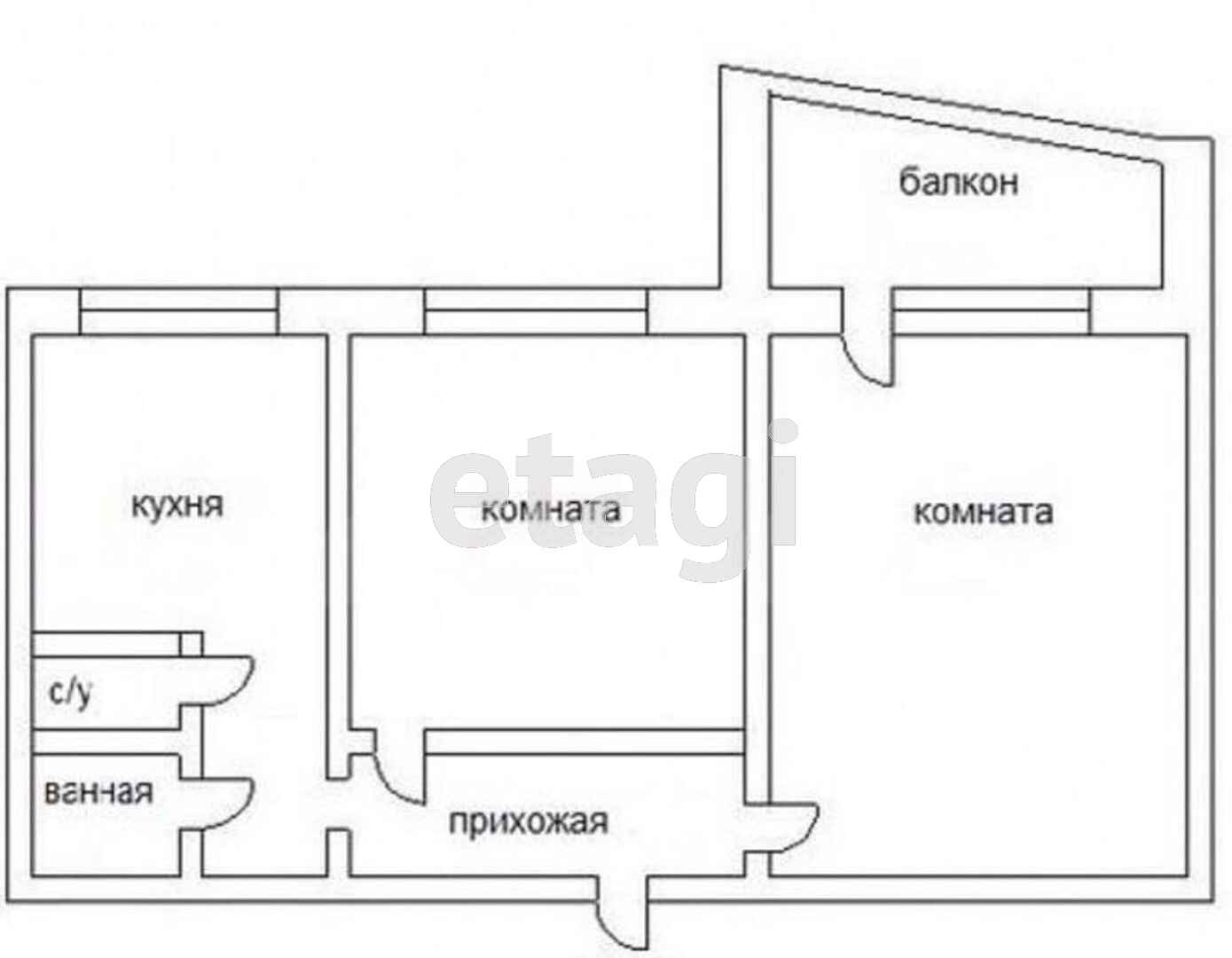 Планировка 2х комнатной квартиры в панельном доме