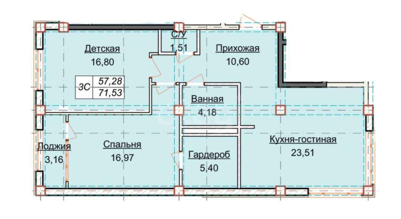 Купить трехкомнатную квартиру в жилой комплекс Живой Дом в Махачкале:  продажа 3 комнатных квартир, планировки и цены - жилом комплексе Живой Дом