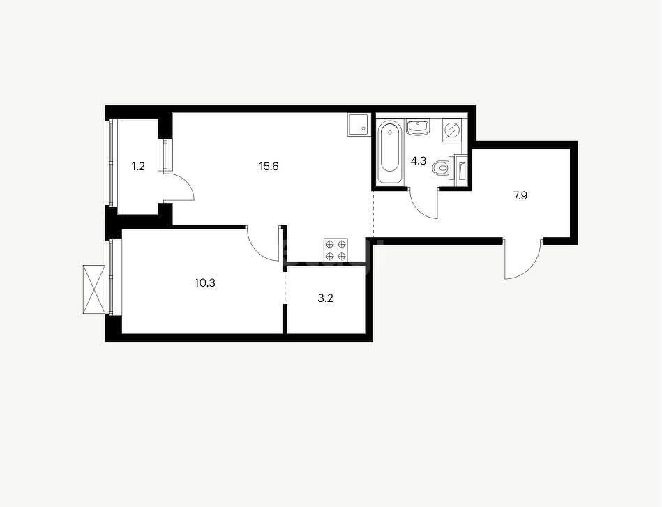 Продажа 1-комнатной квартиры, Южно-Сахалинск, Сахалинская область,  Южно-Сахалинск