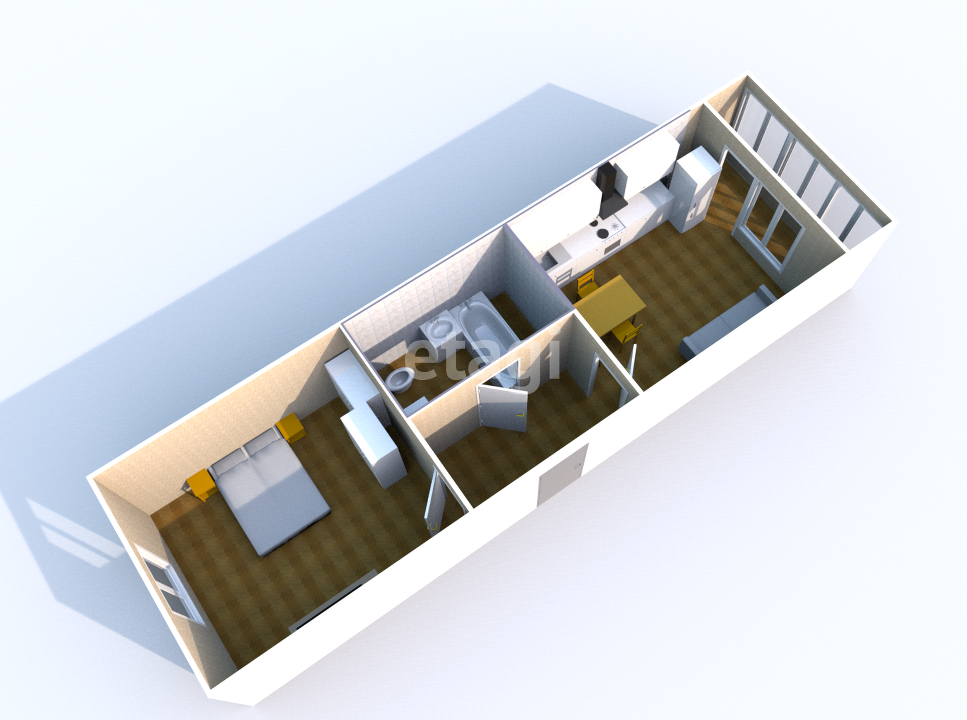 Продажа 1-комнатной квартиры, Южно-Сахалинск, Сахалинская область,  Южно-Сахалинск