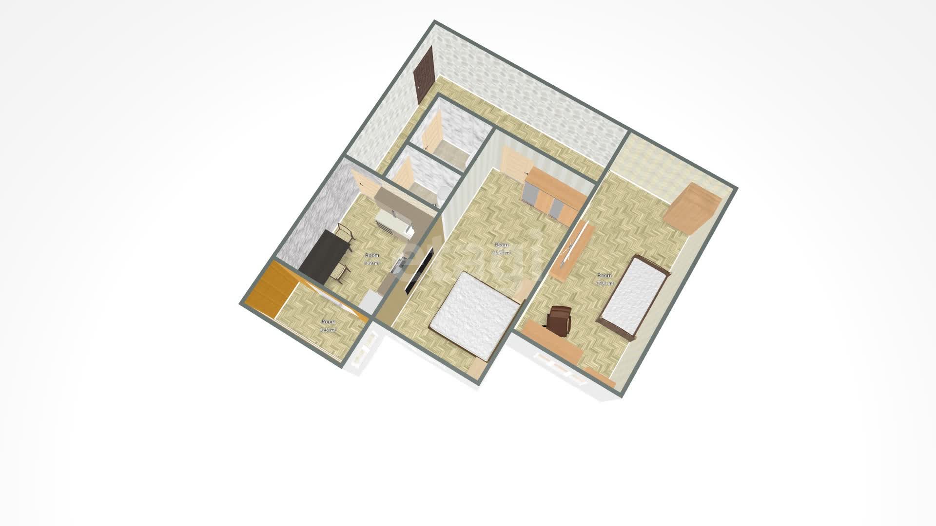 Продажа 2-комнатной квартиры, Южно-Сахалинск, Сахалинская область,  Южно-Сахалинск