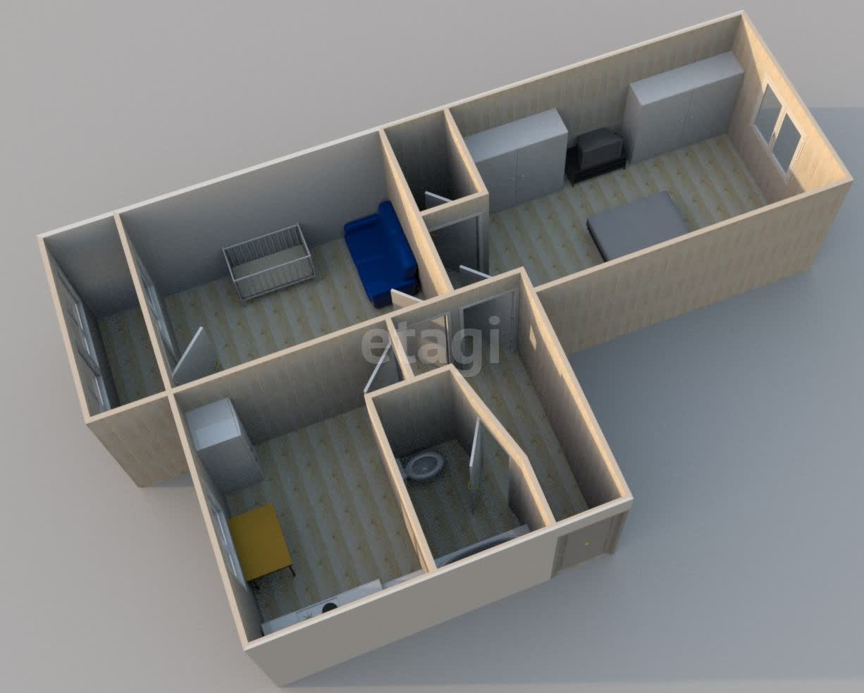 Продажа 2-комнатной квартиры, Южно-Сахалинск, Сахалинская область,  Южно-Сахалинск