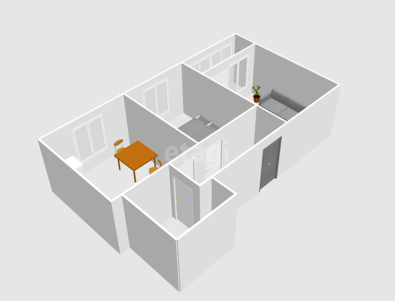 Продажа 2-комнатной квартиры, Южно-Сахалинск, Сахалинская область,  Южно-Сахалинск