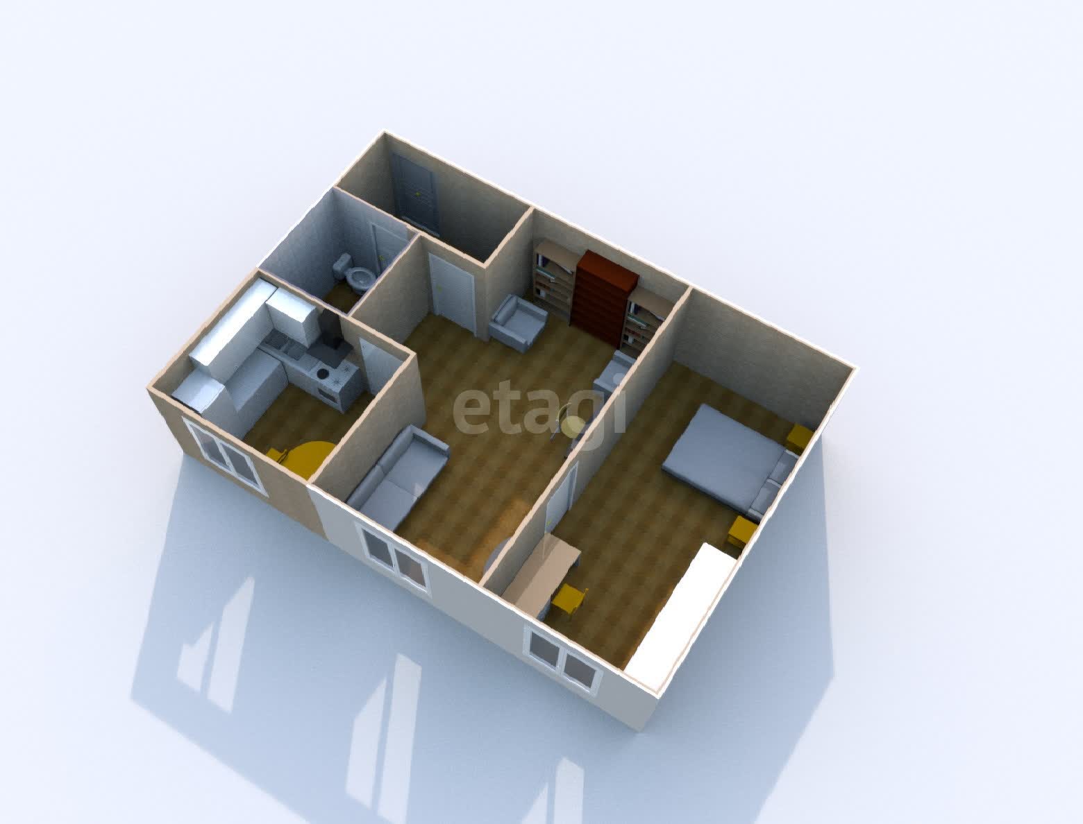 Продажа 2-комнатной квартиры, Южно-Сахалинск, Сахалинская область,  Южно-Сахалинск