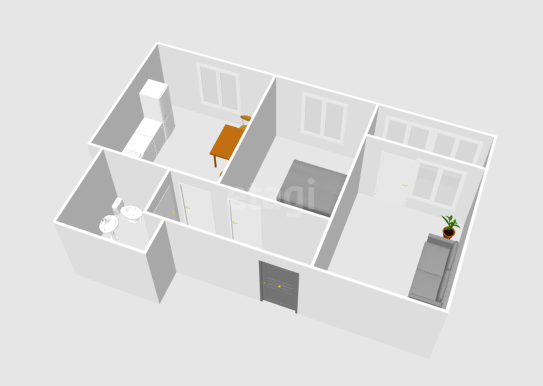 Продажа 2-комнатной квартиры, Южно-Сахалинск, Сахалинская область,  Южно-Сахалинск