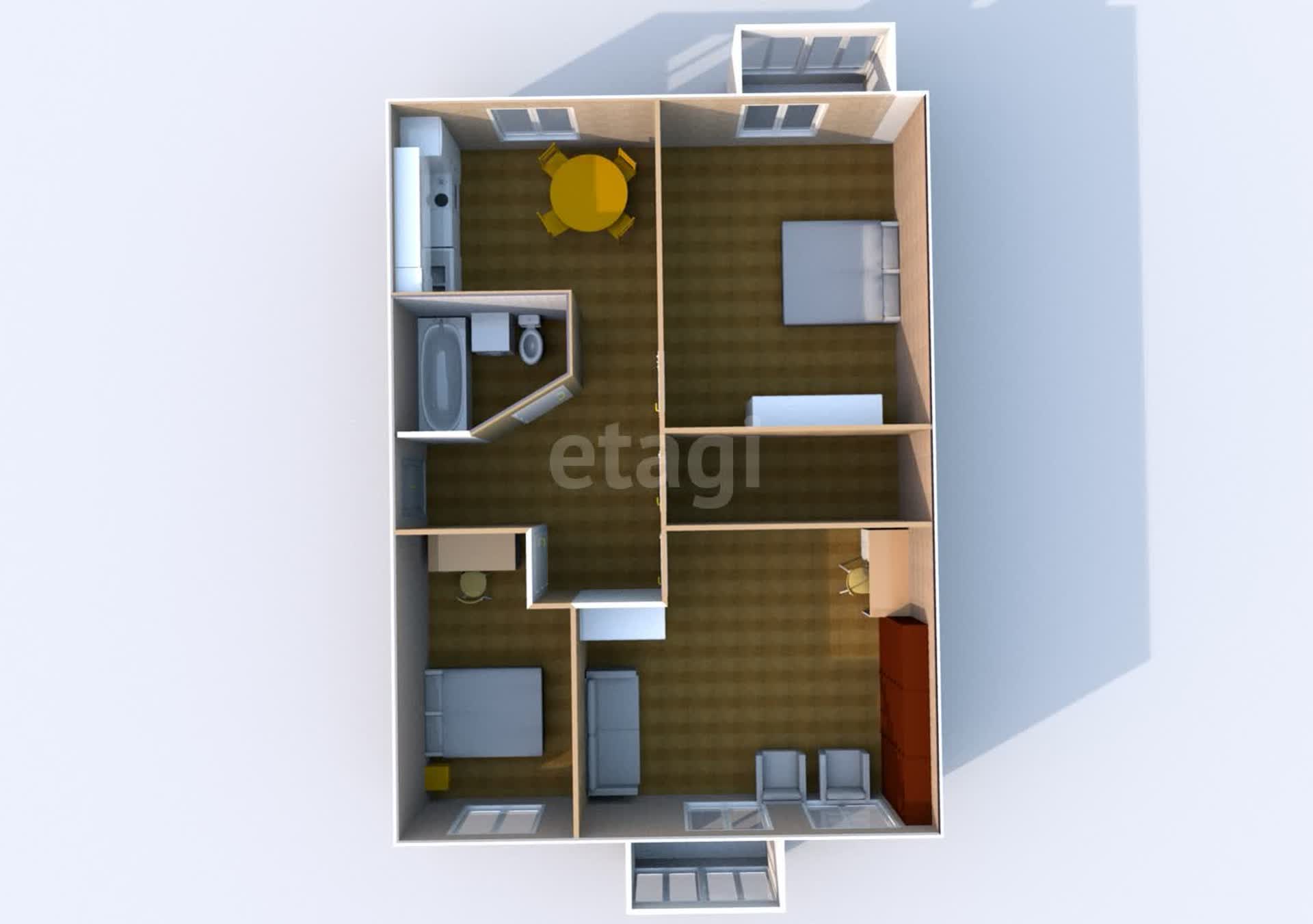 Продажа 3-комнатной квартиры, Южно-Сахалинск, Сахалинская область,  Южно-Сахалинск