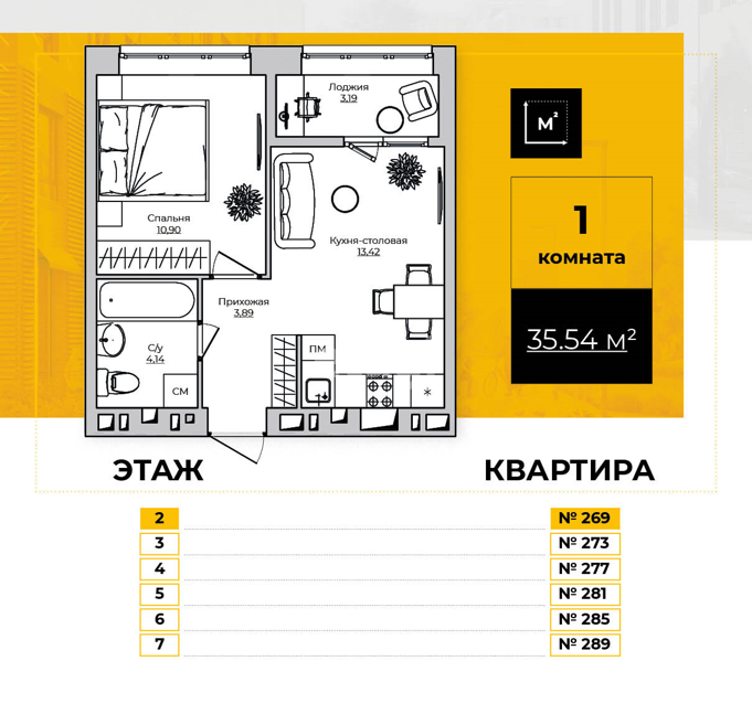 Продажа 1-комнатной новостройки, Калуга, Тепличная,  ЖК Острова - БС5