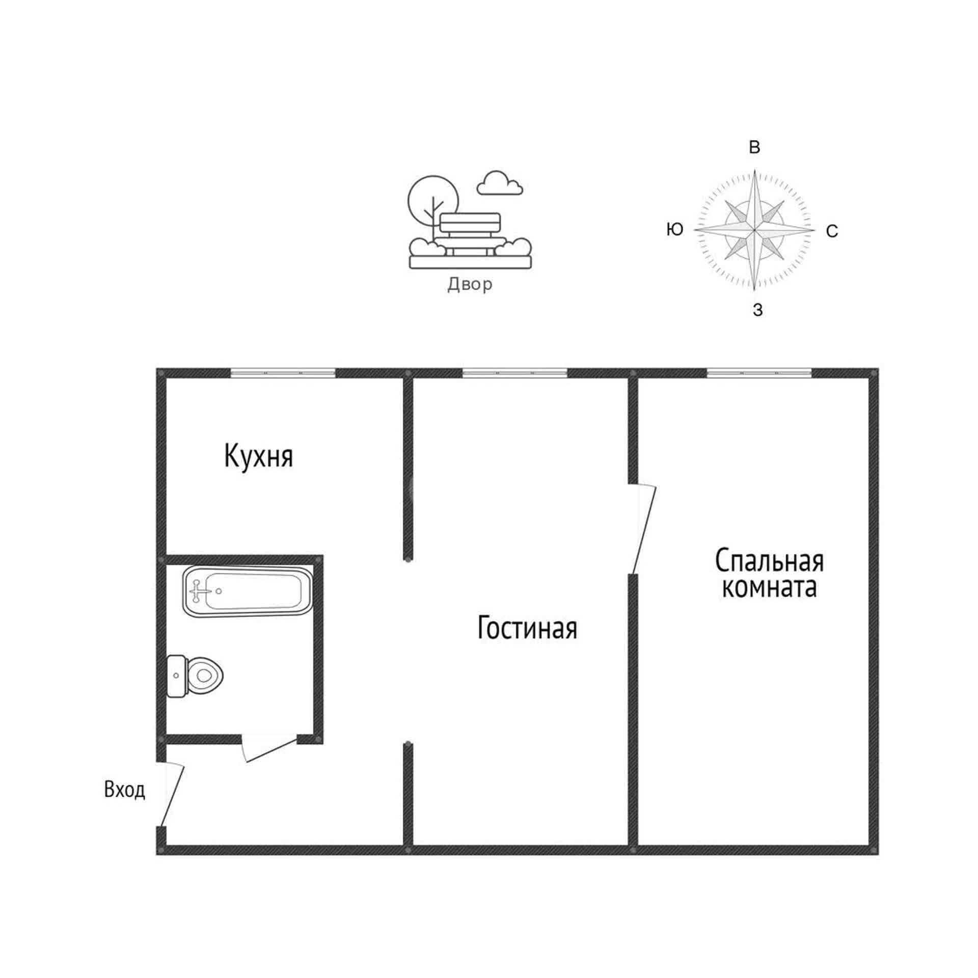 Продажа 2-комнатной квартиры, Южно-Сахалинск, Сахалинская область,  Южно-Сахалинск