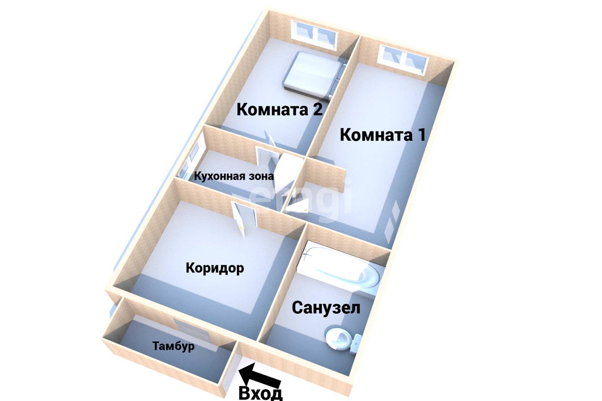 Продажа дома, 50м <sup>2</sup>, 7 сот., Южно-Сахалинск, Сахалинская область,  