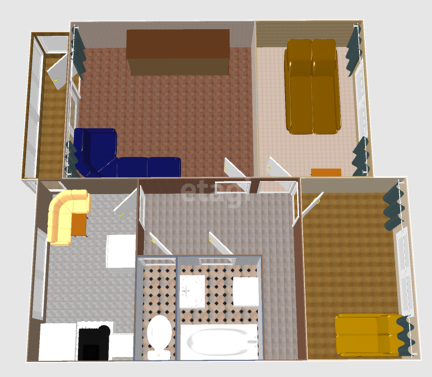 Продажа 3-комнатной квартиры, Южно-Сахалинск, Сахалинская область,  Южно-Сахалинск