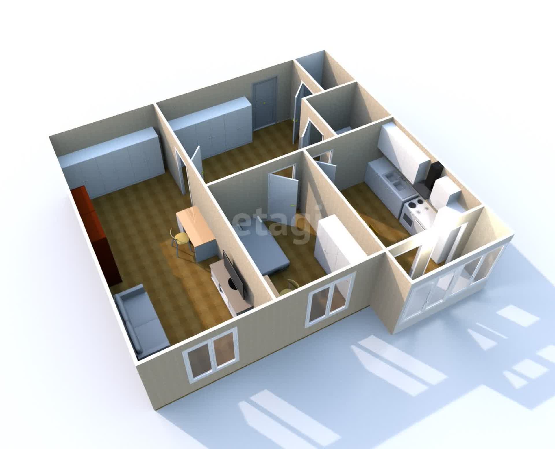 Продажа 2-комнатной квартиры, Южно-Сахалинск, Сахалинская область,  Южно-Сахалинск