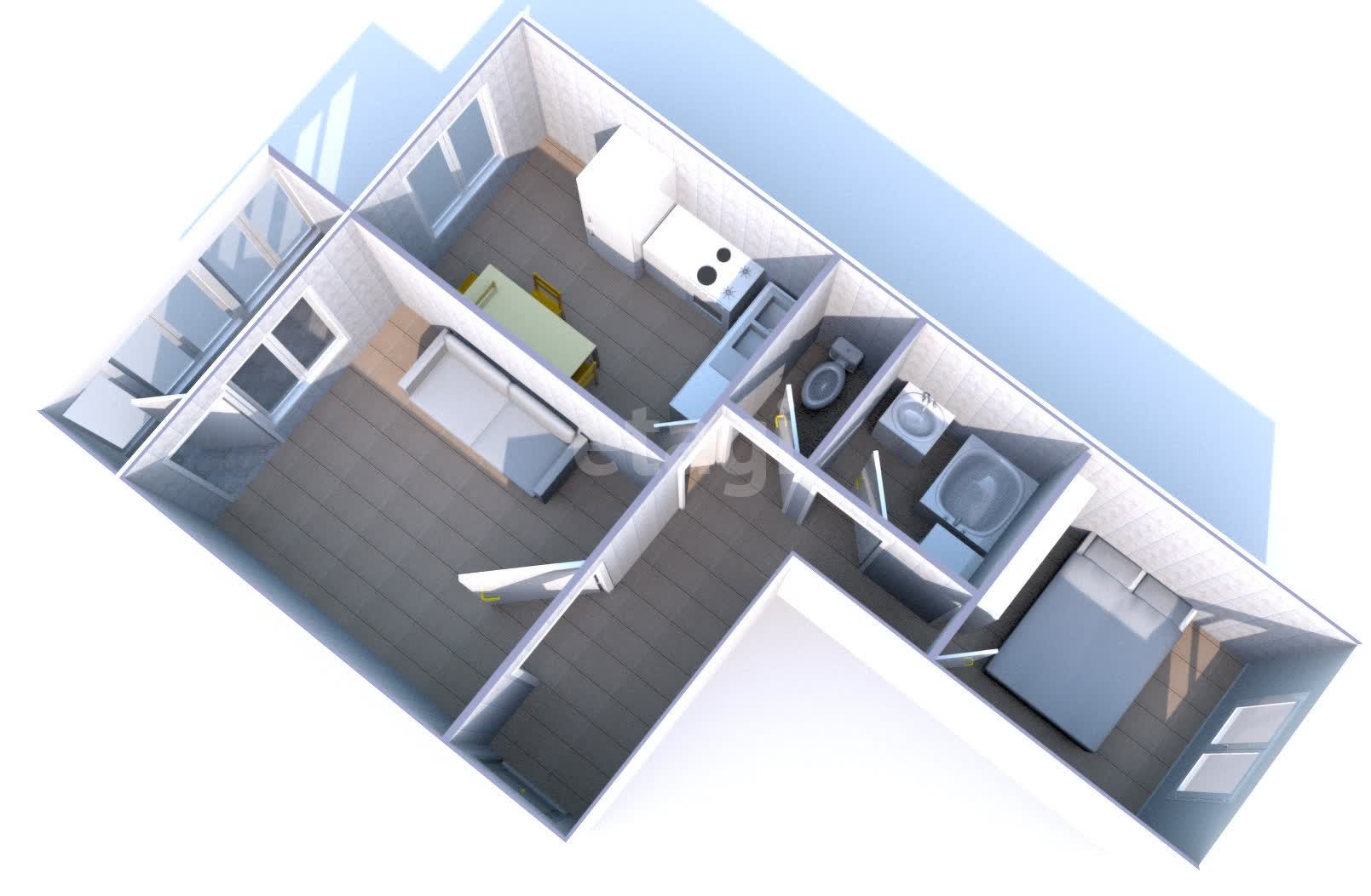 Продажа 2-комнатной квартиры, Южно-Сахалинск, Сахалинская область,  Южно-Сахалинск