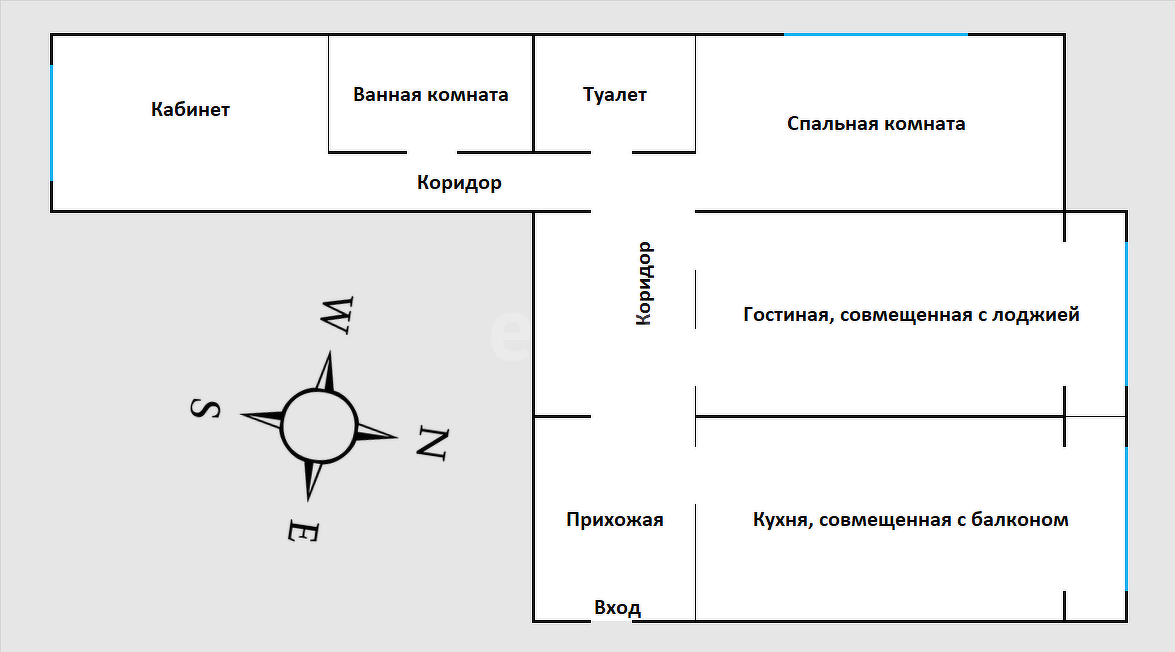 Продажа 3-комнатной квартиры, Южно-Сахалинск, Сахалинская область,  Южно-Сахалинск