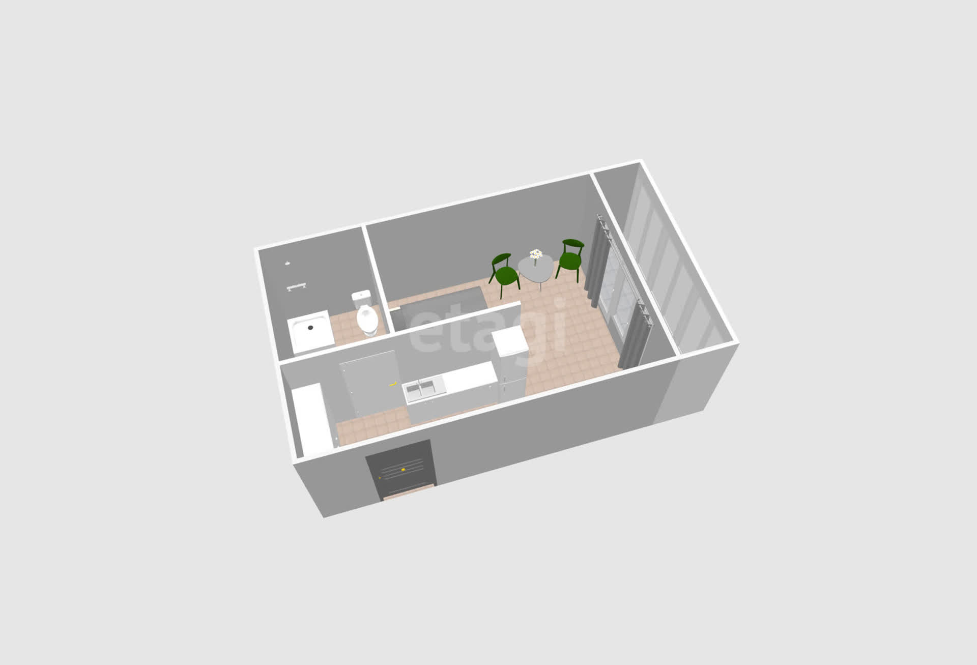 Продажа 1-комнатной квартиры, Южно-Сахалинск, Сахалинская область,  Южно-Сахалинск