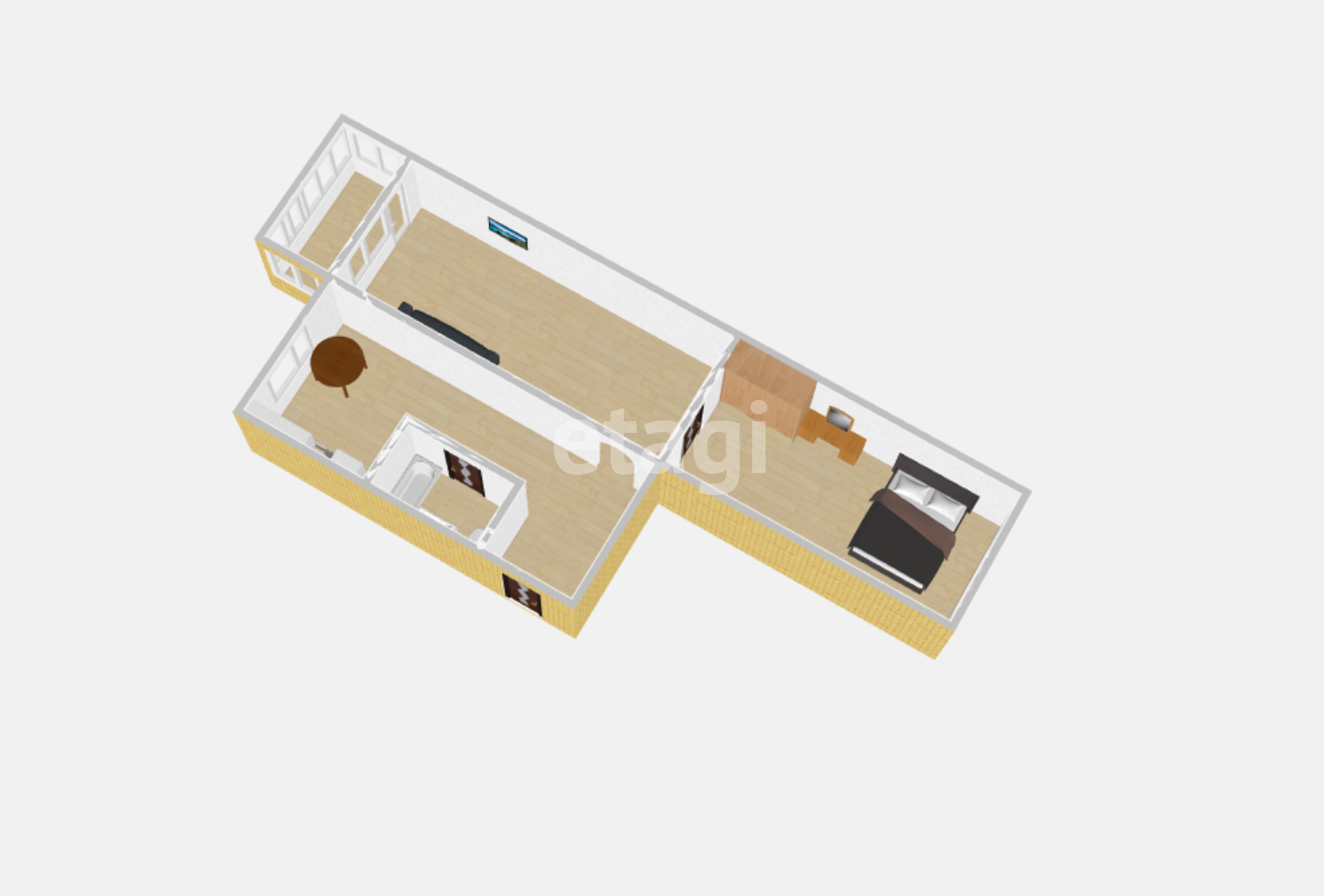 Продажа 2-комнатной квартиры, Южно-Сахалинск, Сахалинская область,  Южно-Сахалинск