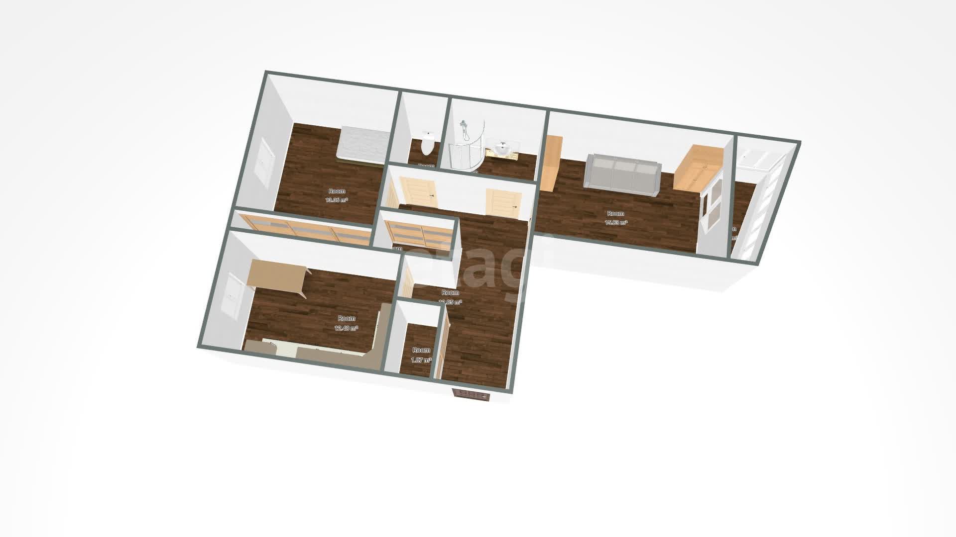 Продажа 2-комнатной квартиры, Южно-Сахалинск, Сахалинская область,  Южно-Сахалинск