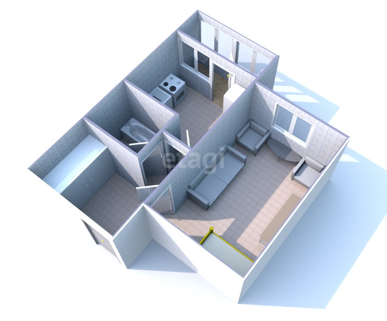 Продажа 1-комнатной квартиры, Южно-Сахалинск, Сахалинская область,  Южно-Сахалинск