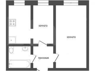 Продажа 2-комнатной квартиры, Заводоуковск, Молодежная,  14