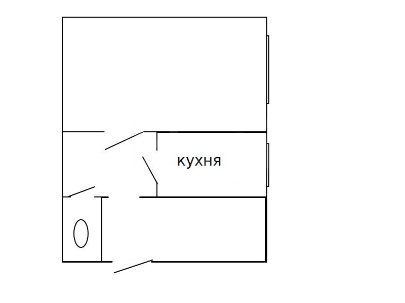 Продажа 1-комнатной квартиры, Заводоуковск, Крымская,  9