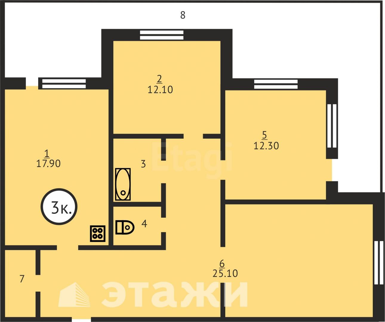 Продажа 2-комнатной квартиры, Саратов, Саратовская область,  Саратов