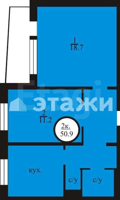 Продажа 2-комнатной квартиры, Саратов, Саратовская область,  Светлый