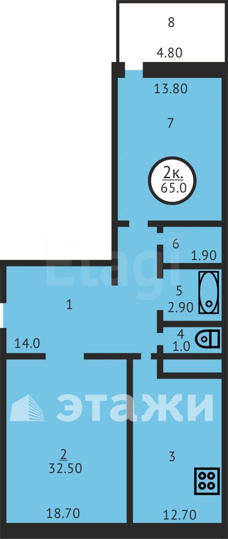 Продажа 2-комнатной квартиры, Саратов, Саратовская область,  Саратов
