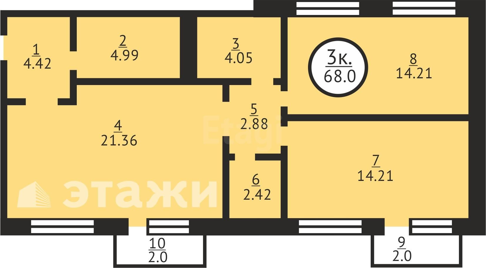Продажа 3-комнатной квартиры, Саратов, Саратовская область,  Энгельс