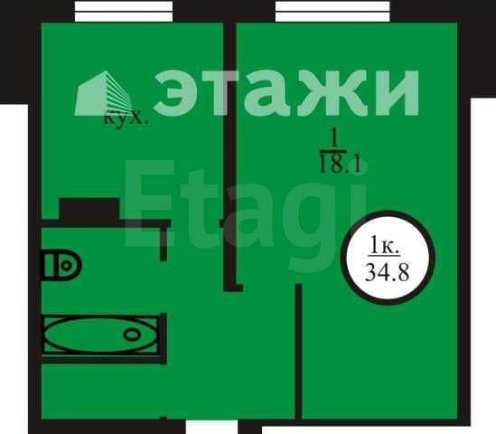 Продажа 1-комнатной квартиры, Саратов, Саратовская область,  Саратов