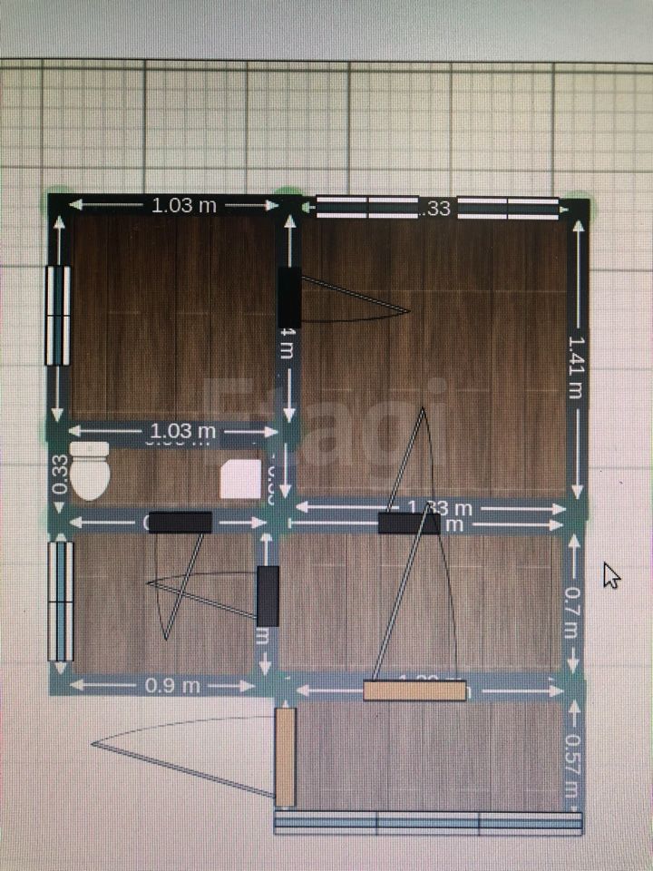 Продажа дома, 60м <sup>2</sup>, 3 сот., Саратов, Саратовская область,  