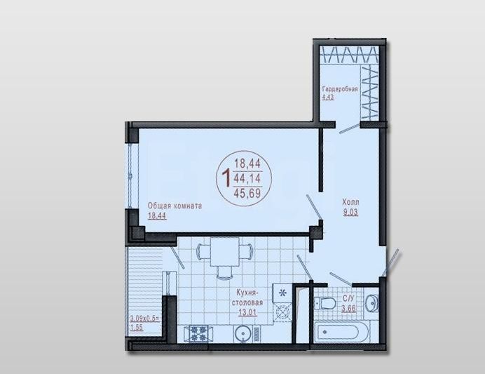 Продажа 1-комнатной квартиры, Саратов, Саратовская область,  Саратов