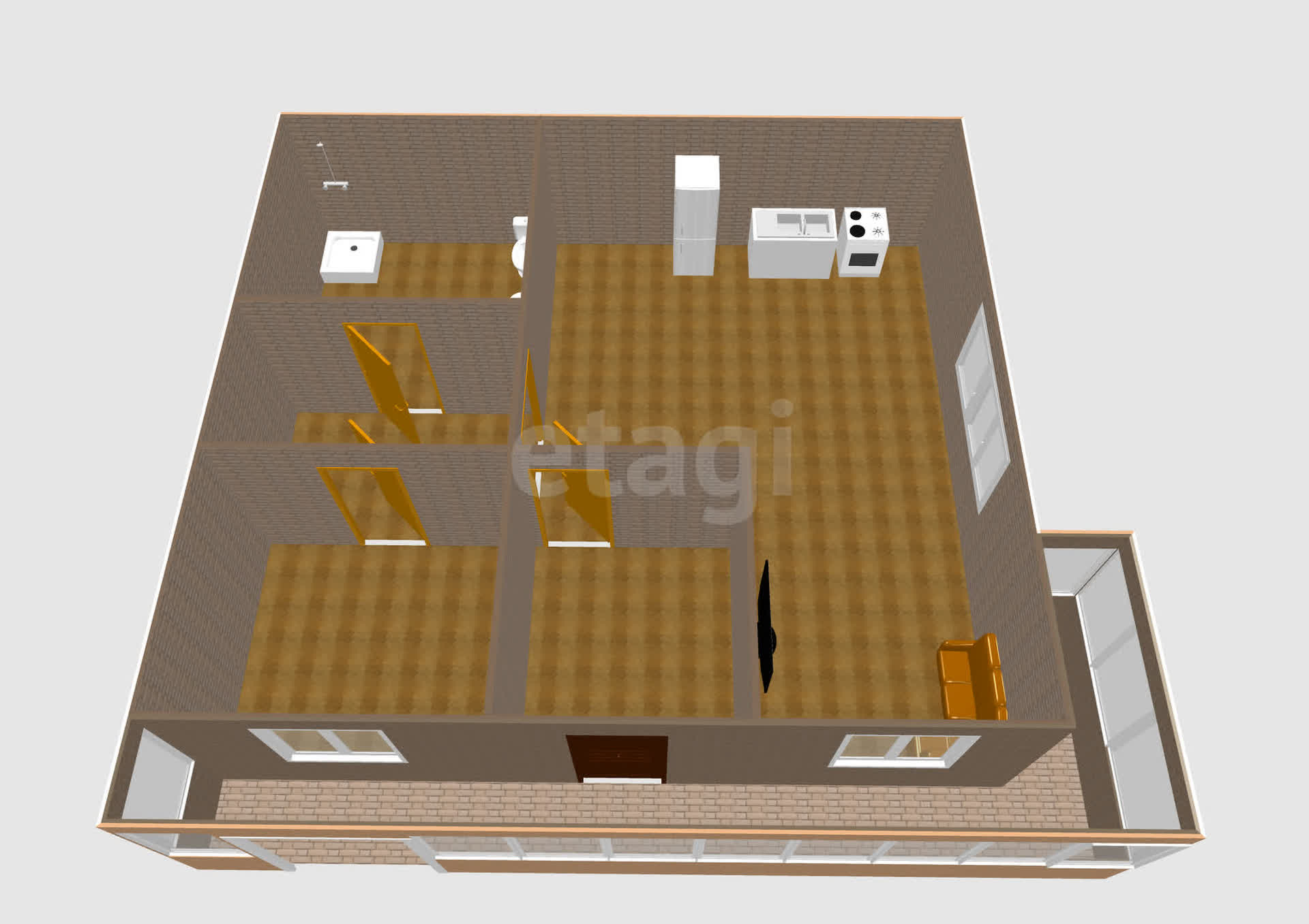 Продажа дома, 72м <sup>2</sup>, 9 сот., Южно-Сахалинск, Сахалинская область,  Южно-Сахалинск
