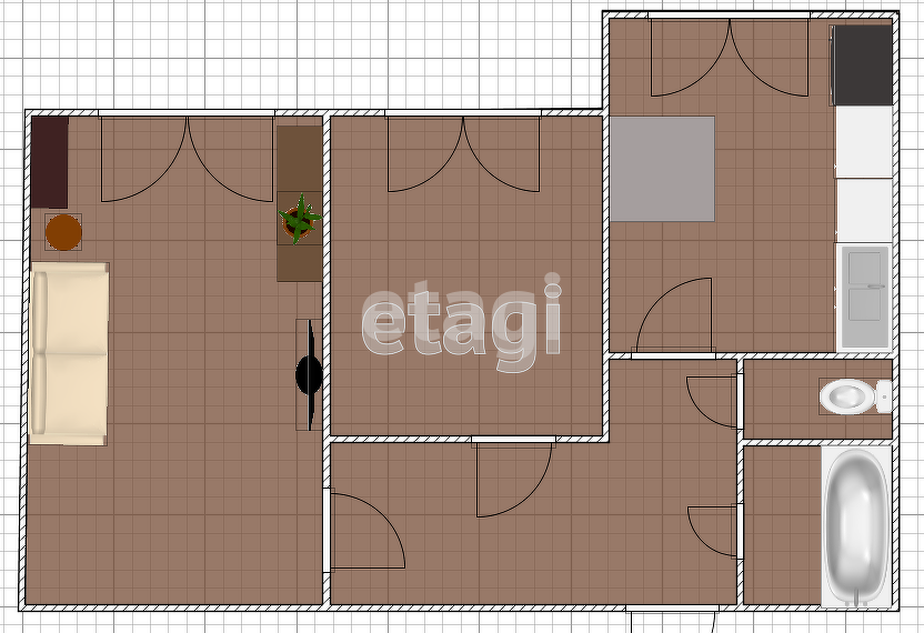 Продажа 2-комнатной квартиры, Южно-Сахалинск, Сахалинская область,  Южно-Сахалинск
