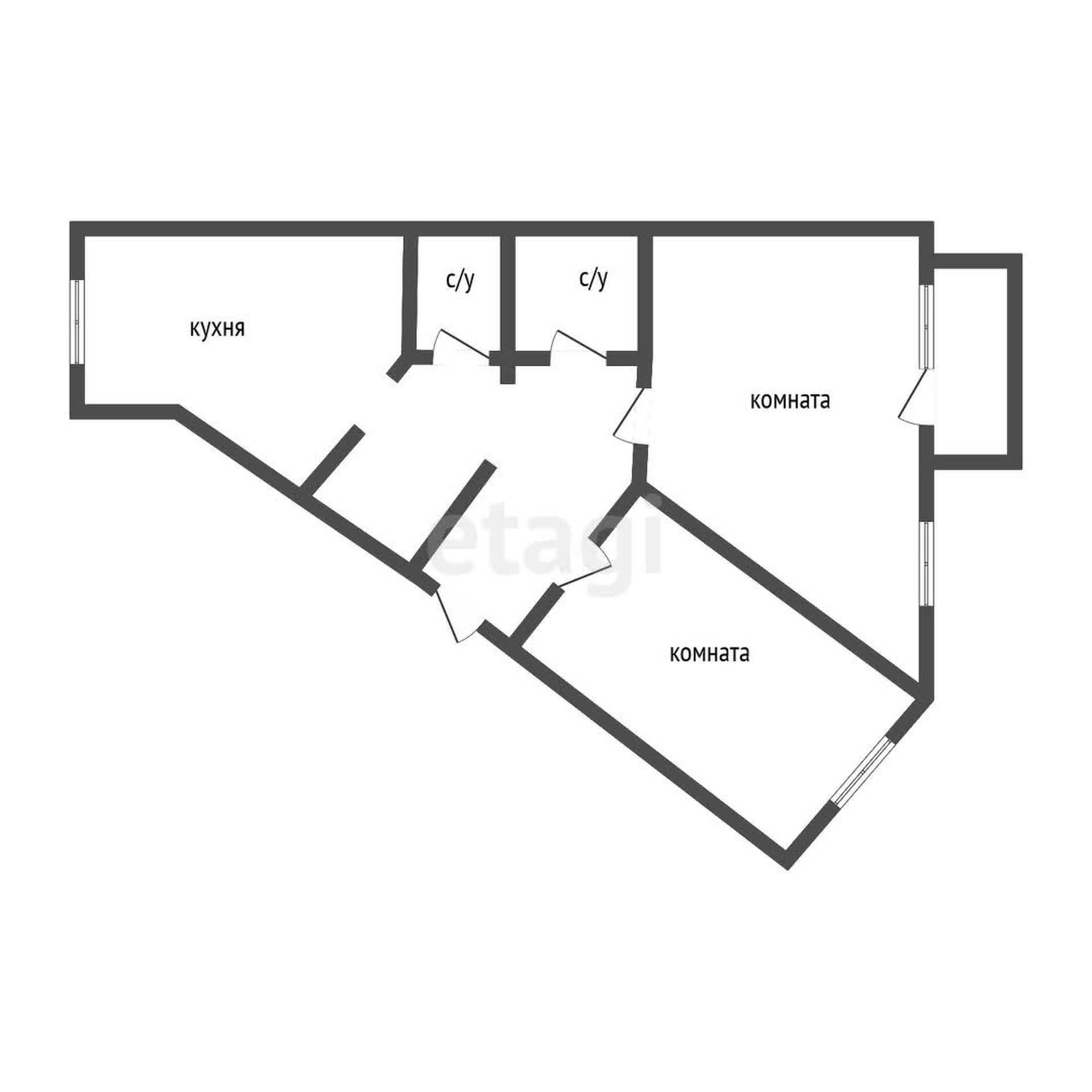 Продажа 2-комнатной квартиры, Улан-Удэ, Республика Бурятия,  Улан-Удэ