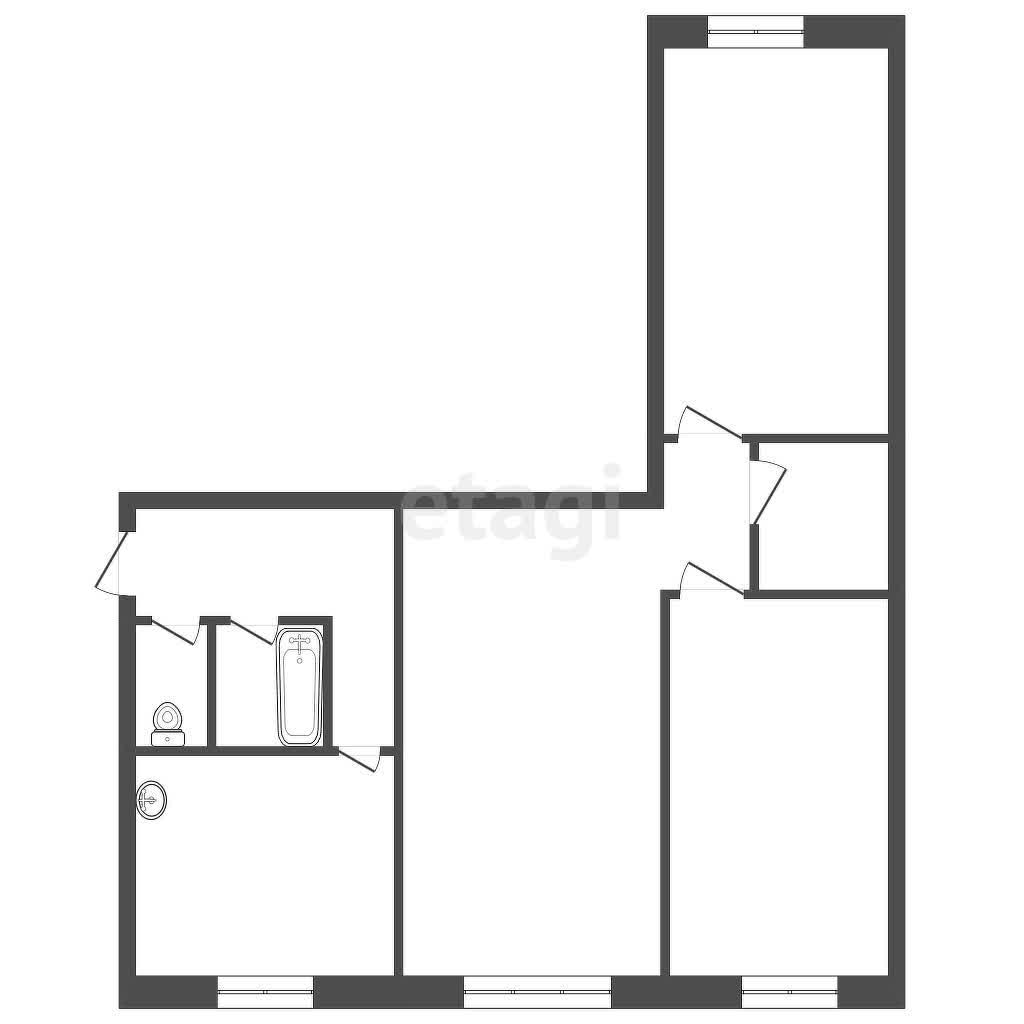 Продажа 3-комнатной квартиры, Улан-Удэ, Республика Бурятия,  Улан-Удэ